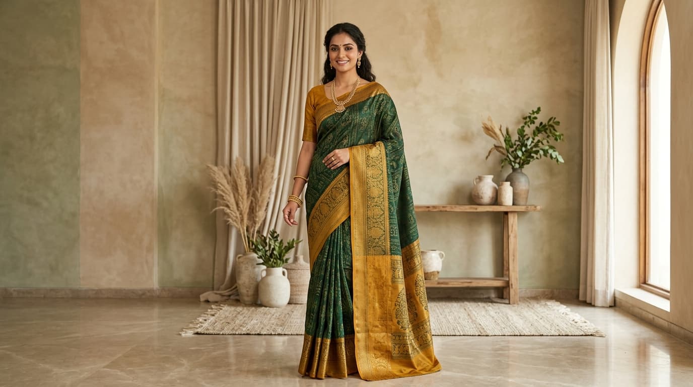 Dumka Wild Tussar - Festive Drapes