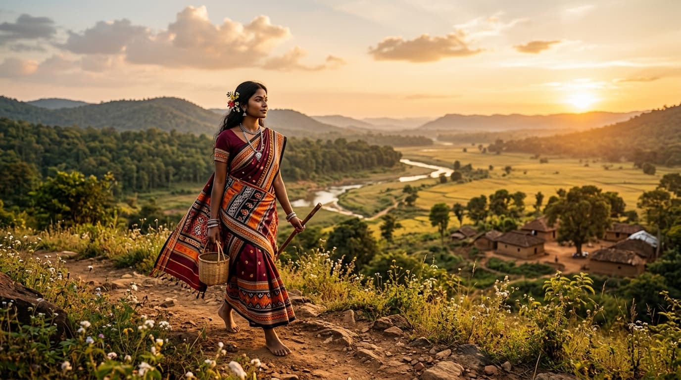 Authentic Santhal Panchi - Handloom Weaves